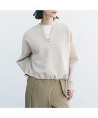 【アンフィーロ 自由区/UNFILO】のBEAUTY FORM JERSEY キーネック トップス グレージュ|ID: prp329100004818168 ipo3291000000035860211