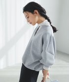 【アンフィーロ 自由区/UNFILO】のBEAUTY FORM JERSEY キーネック トップス TOPグレー|ID: prp329100004818168 ipo3291000000035997083