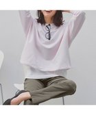 【アンフィーロ 自由区/UNFILO】のハイストレッチ ドロストスウェット ピンク|ID: prp329100004818169 ipo3291000000035635891