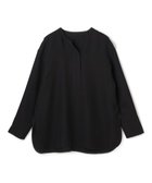 【アンフィーロ 自由区/UNFILO】の【セットアップ着用可/セレモニー】ドライダブルクロス スキッパーブラウス ブラック|ID: prp329100004818174 ipo3291000000035136917