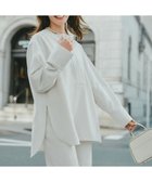 【アンフィーロ 自由区/UNFILO】の【セットアップ着用可/セレモニー】ドライダブルクロス スキッパーブラウス アイボリー|ID: prp329100004818174 ipo3291000000035313967