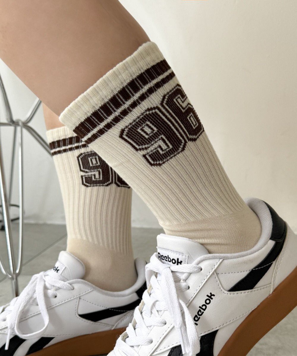 【ウィゴー/WEGO】のナンバリングラインリブソックス 人気、トレンドファッション・服の通販 founy(ファニー) 　ファッション　Fashion　レディースファッション　Fashion for Women　ソックス&靴下　Socks & Hosiery　レッグウェア・ストッキング　Legwear & Hosiery　スニーカー　Sneakers, Trainers　スマホ　Smartphone, Mobile Device　ソックス　Socks, Hosiery　厚底　Platform Shoes　 other-1|ID: prp329100004818192 ipo3291000000035004547