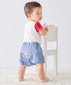 【ミキハウスホットビスケッツ/MIKI HOUSE HOT BISCUITS / KIDS】の【70-90cm】ダンガリー素材 ブルマ ベージュ|ID: prp329100004818194 ipo3291000000035004557
