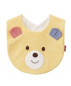 【ミキハウスホットビスケッツ/MIKI HOUSE HOT BISCUITS / KIDS】の顔ドンシリーズ はっ水素材 スタイ 黄|ID: prp329100004818195 ipo3291000000035004559