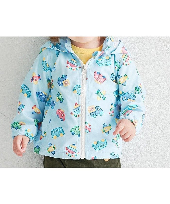【ミキハウスホットビスケッツ/MIKI HOUSE HOT BISCUITS / KIDS】の【80-120cm】ビーンズ×乗り物 総柄ウインドブレーカー インテリア・キッズ・メンズ・レディースファッション・服の通販 founy(ファニー) https://founy.com/ ファッション Fashion キッズファッション Fashion for Kids アウター Coat Outerwear /Kids ジャケット Jacket, Outerwear 人気 Popular, Best Seller ベビー Baby, Babywear ポケット Pocket, Pocket Detail メッシュ Mesh, Net Fabric ループ Loop, Loop Knit A/W・秋冬 Autumn/Winter S/S・春夏 SS, Spring/Summer, Warm Season おすすめ Recommended / Our Picks 夏 Summer ギフト プレゼント Gift / Present |ID: prp329100004818197 ipo3291000000035004564