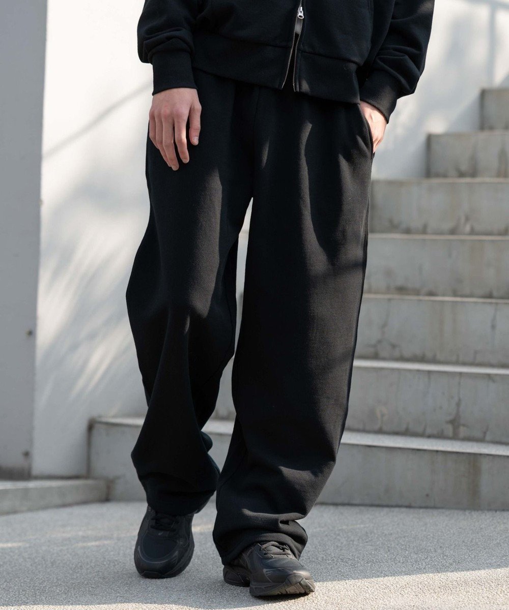 【ウィゴー/WEGO】のユニセックス着用ITEM/ウエストゴム】スウェットパンツ インテリア・キッズ・メンズ・レディースファッション・服の通販 founy(ファニー) 　ファッション　Fashion　レディースファッション　Fashion for Women　パンツ　Pants & Trousers　春　Spring　秋　Autumn　シンプル　Simple, Minimal　スウェット / スエット　Sweatshirt, Sweatwear　ストレート　Straight, Straight Cut　スニーカー　Sneakers, Trainers　スマホ　Smartphone, Mobile Device　セットアップ　Set-Up, Coordinated Outfit　ドローコード　Drawcord, Drawstring Cord　バランス　Balance, Style Balance　バルーン　Balloon, Balloon Silhouette　ベーシック　Basic, Essential　リラックス　Relax, Relaxed Fit　ループ　Loop, Loop Knit　冬　Winter / This Winter　A/W・秋冬　Autumn/Winter　プチプライス・低価格　Affordable / Budget Price　夏　Summer　2025年　2025　2025-2026秋冬・A/W　Autumn/Winter 2025–26 AW25–26　ブラック|ID: prp329100004818205 ipo3291000000035004589