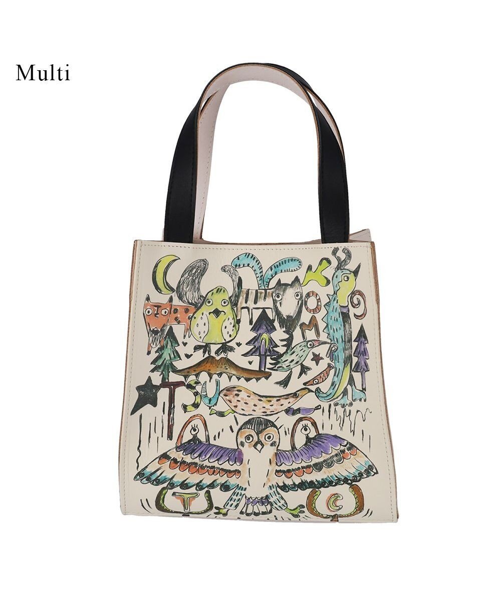 【ツモリチサト キャリー/tsumori chisato CARRY】のムーンライトアニマル ハンドバッグ ミニバッグ インテリア・キッズ・メンズ・レディースファッション・服の通販 founy(ファニー) 　ファッション　Fashion　レディースファッション　Fashion for Women　バッグ　Bags　シンプル　Simple, Minimal　プリント　Print, Printed Pattern　マルチ|ID: prp329100004818210 ipo3291000000035004617