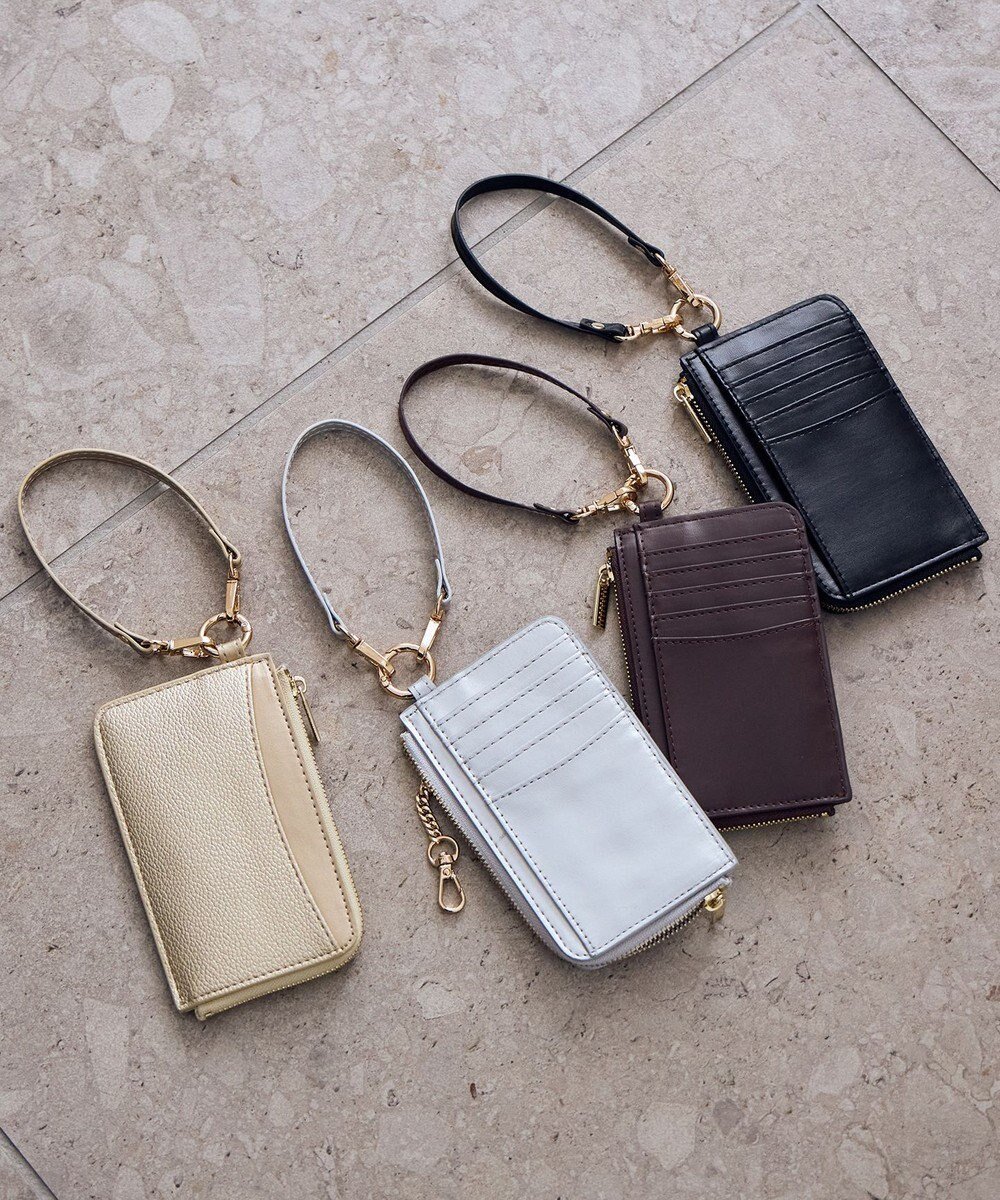 【エニー/ANY】のカラビナ付フラグメントケース インテリア・キッズ・メンズ・レディースファッション・服の通販 founy(ファニー) 　ファッション　Fashion　レディースファッション　Fashion for Women　再入荷　Restock / Back in Stock　ブラック|ID: prp329100004818221 ipo3291000000035736214