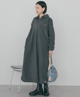 【アメリカンホリック/AMERICAN HOLIC】のハーフスナップフリースワンピース 人気、トレンドファッション・服の通販 founy(ファニー) ファッション Fashion レディースファッション Fashion for Women ワンピース Dresses アメリカン American Style インナー Innerwear スタイリッシュ Stylish, Fashionable ハーフ Half, Half-Length ポケット Pocket, Pocket Detail リラックス Relax, Relaxed Fit A/W・秋冬 Autumn/Winter おすすめ Recommended / Our Picks |ID:prp329100004818245