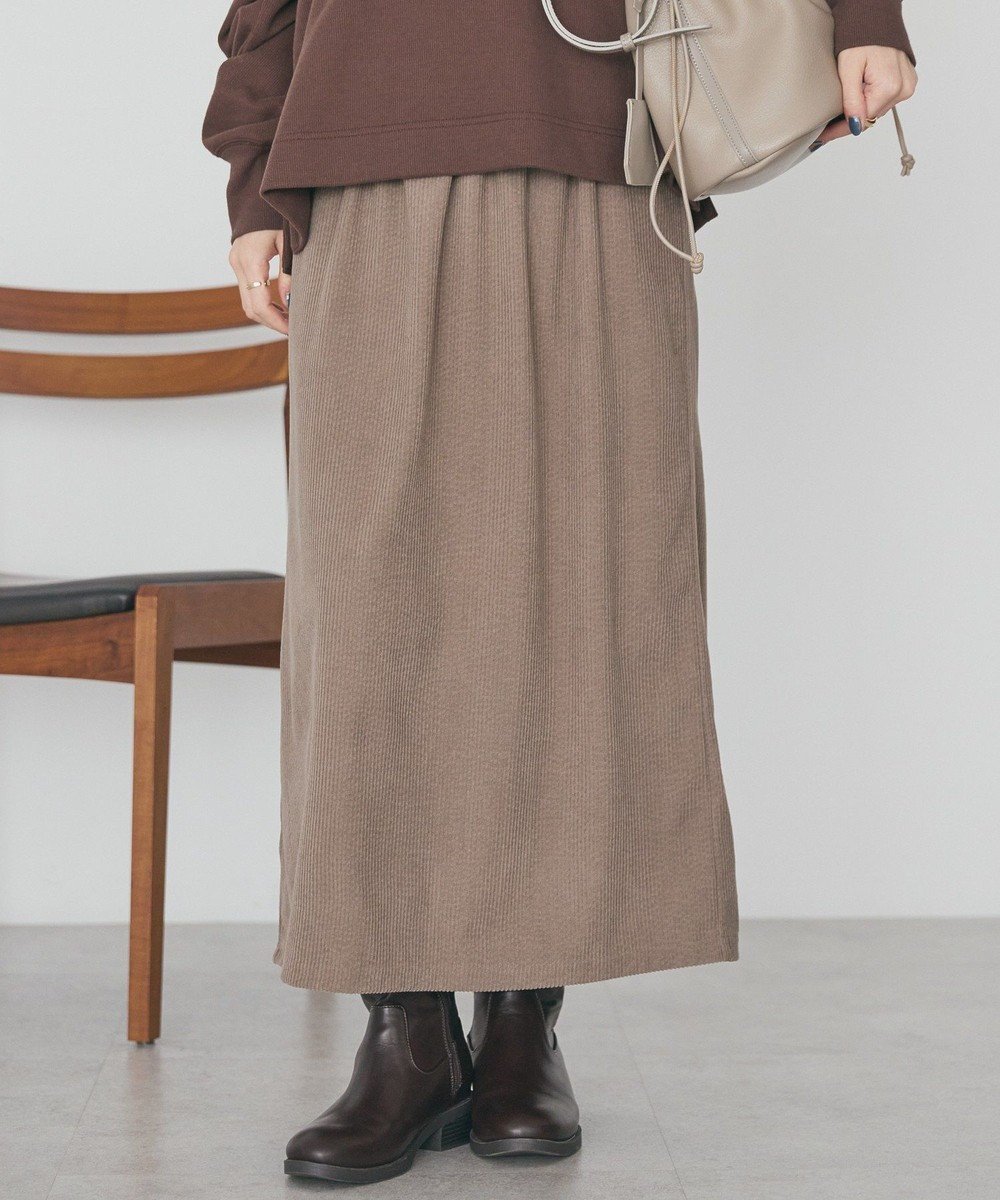 【アメリカンホリック/AMERICAN HOLIC】のカットコーデュロイスカート インテリア・キッズ・メンズ・レディースファッション・服の通販 founy(ファニー) 　ファッション　Fashion　レディースファッション　Fashion for Women　スカート　Skirts　アメリカン　American Style　コーデュロイ　Corduroy, Cord Fabric　スタイリッシュ　Stylish, Fashionable　ポケット　Pocket, Pocket Detail　A/W・秋冬　Autumn/Winter　おすすめ　Recommended / Our Picks　Mocha|ID: prp329100004818247 ipo3291000000035004977