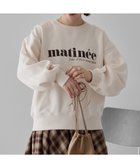 【アメリカンホリック/AMERICAN HOLIC】のフレンチロゴ裏起毛プルオーバー 人気、トレンドファッション・服の通販 founy(ファニー) ファッション Fashion レディースファッション Fashion for Women トップス・カットソー Cut & Sew Tops レディースパーカー・カジュアルフーディー Casual Hoodies & Sweatshirts カジュアルプルオーバー・ニットトップス Pullovers & Knit Tops / Casual Pullovers スウェット・クルーネックトップス Sweatshirts & Crewnecks / Relaxed Fit Sweat Tops アメリカン American Style インナー Innerwear シンプル Simple, Minimal スウェット / スエット Sweatshirt, Sweatwear スタイリッシュ Stylish, Fashionable フェミニン Feminine, Girly フレンチ French, French Style フロント Front, Front Design ポケット Pocket, Pocket Detail A/W・秋冬 Autumn/Winter おすすめ Recommended / Our Picks thumbnail Ivory|ID: prp329100004818248 ipo3291000000035004989