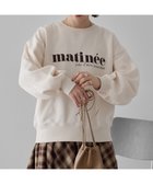 【アメリカンホリック/AMERICAN HOLIC】のフレンチロゴ裏起毛プルオーバー Ivory|ID: prp329100004818248 ipo3291000000035699834