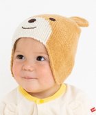 【ミキハウスホットビスケッツ/MIKI HOUSE HOT BISCUITS / KIDS】の【46-52cm】くまのお顔 マシュマロニットフード(帽子) ベージュ|ID: prp329100004819109 ipo3291000000035013584