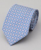 【五大陸/gotairiku / MEN】の【日本製】ネクタイ_小紋×ドット柄 スカイブルー系8|ID: prp329100004819121 ipo3291000000035013610