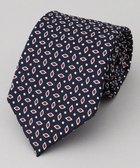 【五大陸/gotairiku / MEN】の【日本製】ネクタイ_小紋×ドット柄 ネイビー系8|ID: prp329100004819121 ipo3291000000035013612