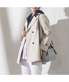【ジェイ プレス/J.PRESS】の【洗える・撥水】Reポリアーティローザ ダブル トレンチコート ライトグレー系|ID: prp329100004819130 ipo3291000000035013656