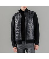 【ジョゼフ オム/JOSEPH HOMME / MEN】のニットブロックシルキーサテン ニットブルゾン 人気、トレンドファッション・服の通販 founy(ファニー) ファッション Fashion メンズファッション Fashion for Men トップス・カットソー Cut & Sew Tops ニット・セーター / 定番トップス Knit Tops & Sweaters キルト Quilt, Quilted Fabric サテン Satin, Glossy Fabric ジップ Zip, Zipper スタイリッシュ Stylish, Fashionable セーター Sweater, Knitwear フロント Front, Front Design ブルゾン Blouson, Bomber Jacket ブロッキング Color Blocking, Panel Design エレガント 上品 Elegant A/W・秋冬 Autumn/Winter |ID:prp329100004820721