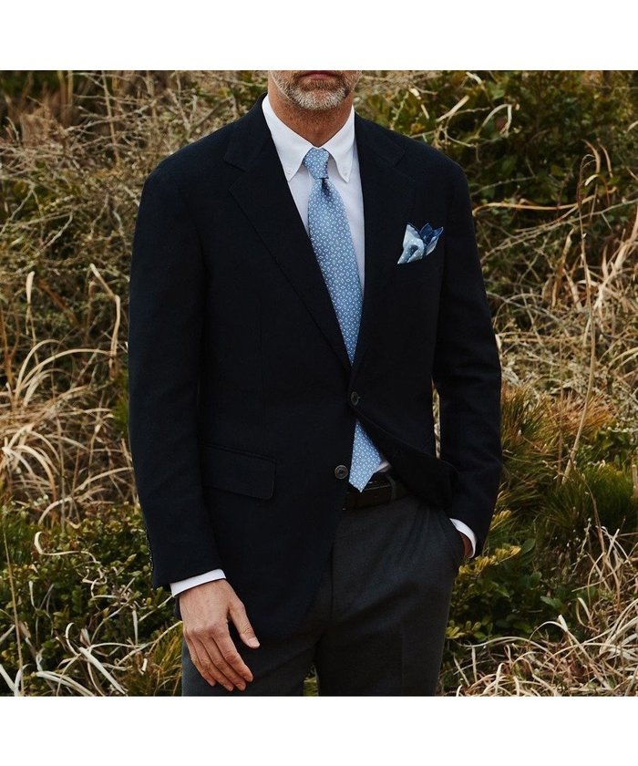 【五大陸/gotairiku / MEN】の五大陸オリジナル素材 【防シワ/通気性抜群/ストレッチ】カラミSOLOTEXブレザー インテリア・キッズ・メンズ・レディースファッション・服の通販 founy(ファニー) https://founy.com/ ファッション Fashion メンズファッション Fashion for Men アウター Men's Coats Outerwear テーラードジャケット Tailored Jackets & Blazers シェイプ Shape, Slim Fit ジャケット Jacket, Outerwear ストレッチ Stretch, Stretchy Fabric レギュラー Regular, Standard Fit 夏 Summer 春 Spring S/S・春夏 SS, Spring/Summer, Warm Season |ID: prp329100004821443 ipo3291000000035042817