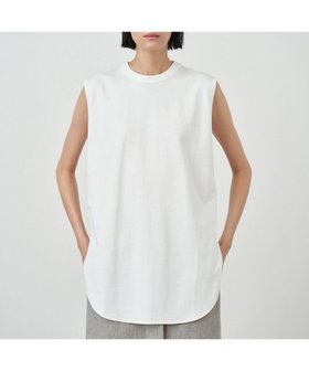 【エイトン/ATON】 12/- AIR SPINNING ラウンドヘムタンクトップ人気、トレンドファッション・服の通販 founy(ファニー) ファッション Fashion レディースファッション Fashion for Women トップス・カットソー Cut & Sew Tops シャツ・ブラウス・オフィスカジュアル Elegant Blouses & Button-Ups ロングTシャツ・Tシャツ Longline T-Shirts & Tees カットソー・ベーシックTシャツ Cut-and-Sewn Tops / Stretch Tees & Basics カットオフ Cut-Off Design カットソー Cut and Sewn Top シンプル Simple, Minimal タンク Tank Top, Sleeveless Top 夏 Summer S/S・春夏 SS, Spring/Summer, Warm Season A/W・秋冬 Autumn/Winter |ID:prp329100004821450