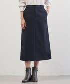 【ジェイ プレス/J.PRESS】のチノストレッチ ナロー スカート ネイビー系|ID: prp329100004821456 ipo3291000000035042873