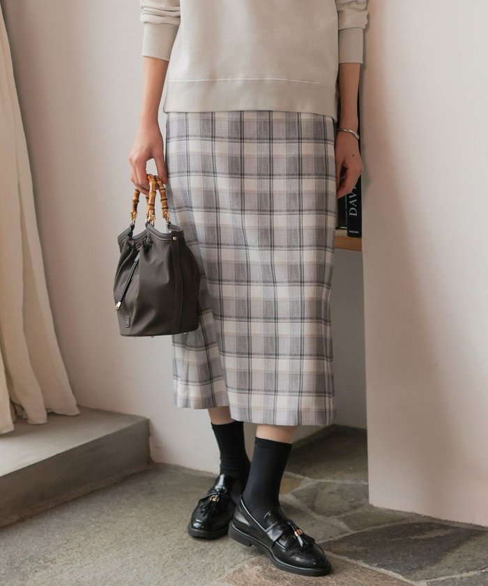 【ジェイ プレス/J.PRESS】のスラブ調チェック プリント スカート インテリア・キッズ・メンズ・レディースファッション・服の通販 founy(ファニー) https://founy.com/ ファッション Fashion レディースファッション Fashion for Women スカート Skirts クラシカル Classical, Vintage-Inspired ジャケット Jacket, Outerwear チェック Check, Plaid, Tartan プリント Print, Printed Pattern リアル Real, Realistic 夏 Summer 春 Spring S/S・春夏 SS, Spring/Summer, Warm Season |ID: prp329100004821458 ipo3291000000035583259