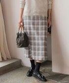 【ジェイ プレス/J.PRESS】のスラブ調チェック プリント スカート グレーチェック系|ID: prp329100004821458 ipo3291000000035583261