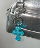 【ウィゴー/WEGO】のキラキラクロスキーホルダー 人気、トレンドファッション・服の通販 founy(ファニー) ファッション Fashion レディースファッション Fashion for Women ミニ財布・二つ折り財布 Wallets & Card Cases おすすめ Recommended / Our Picks キーホルダー Keychain, Key Holder ストーン Stone, Gem-Like スマホ Smartphone, Mobile Device ポーチ Pouch, Small Case モチーフ Motif, Design Theme ワンポイント One Point, Statement Accent 財布 Wallet, Purse thumbnail ブルー|ID: prp329100004822382 ipo3291000000035057616