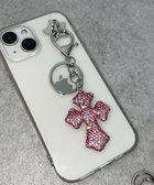 【ウィゴー/WEGO】のキラキラクロスキーホルダー 人気、トレンドファッション・服の通販 founy(ファニー) ファッション Fashion レディースファッション Fashion for Women ミニ財布・二つ折り財布 Wallets & Card Cases おすすめ Recommended / Our Picks キーホルダー Keychain, Key Holder ストーン Stone, Gem-Like スマホ Smartphone, Mobile Device ポーチ Pouch, Small Case モチーフ Motif, Design Theme ワンポイント One Point, Statement Accent 財布 Wallet, Purse thumbnail ピンク|ID: prp329100004822382 ipo3291000000035057618