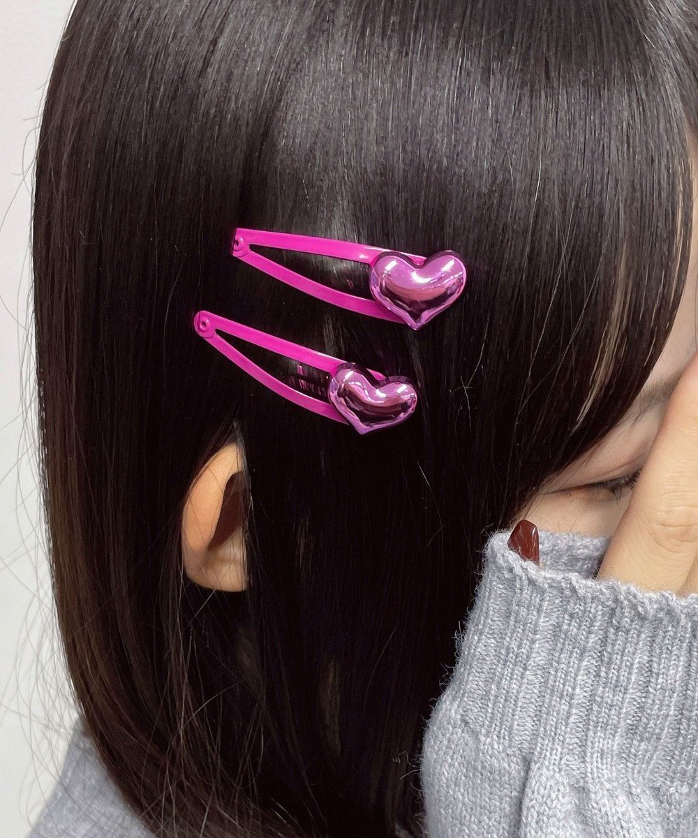 【ウィゴー/WEGO】のL2Pメタルモチーフパッチンピン インテリア・キッズ・メンズ・レディースファッション・服の通販 founy(ファニー) 　ファッション　Fashion　レディースファッション　Fashion for Women　シュシュ&ヘアアクセ/ヘアアレンジ　Scrunchies & Hair Accessories　おすすめ　Recommended / Our Picks　アクセサリー　Fashion Accessories　スマホ　Smartphone, Mobile Device　トレンド　Trend, Trending Now　ヘアアクセ　Hair Accessory, Hair Clip　メタル　Metal, Metal Parts　柄2|ID: prp329100004822387 ipo3291000000035057718