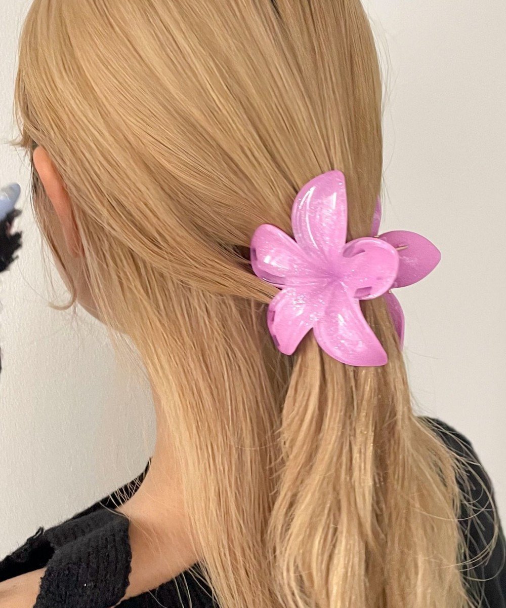 【ウィゴー/WEGO】のLラメフラワーバンス インテリア・キッズ・メンズ・レディースファッション・服の通販 founy(ファニー) 　ファッション　Fashion　レディースファッション　Fashion for Women　シュシュ&ヘアアクセ/ヘアアレンジ　Scrunchies & Hair Accessories　おすすめ　Recommended / Our Picks　アクセサリー　Fashion Accessories　スマホ　Smartphone, Mobile Device　トレンド　Trend, Trending Now　フラワー　Flower, Floral　ピンク|ID: prp329100004822388 ipo3291000000035057752