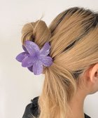 【ウィゴー/WEGO】のLラメフラワーバンス 人気、トレンドファッション・服の通販 founy(ファニー) ファッション Fashion レディースファッション Fashion for Women シュシュ&ヘアアクセ/ヘアアレンジ Scrunchies & Hair Accessories おすすめ Recommended / Our Picks アクセサリー Fashion Accessories スマホ Smartphone, Mobile Device トレンド Trend, Trending Now フラワー Flower, Floral thumbnail パープル|ID: prp329100004822388 ipo3291000000035057754