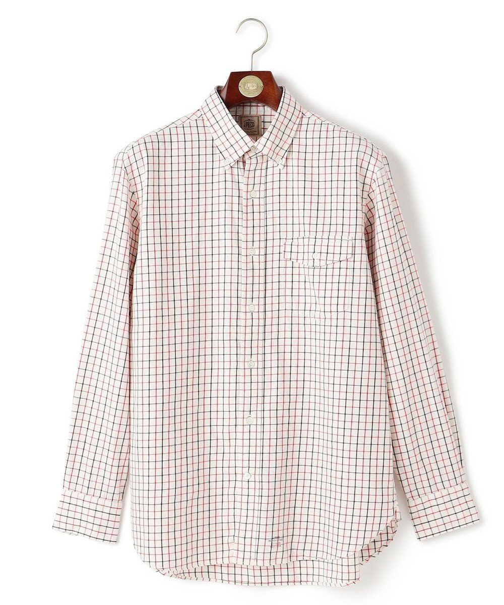 【ジェイ プレス/J.PRESS / MEN】の【WEB・一部店舗限定】コットンビエラタッタソール シャツ/B.D. インテリア・キッズ・メンズ・レディースファッション・服の通販 founy(ファニー) 　ファッション　Fashion　メンズファッション　Fashion for Men　トップス・カットソー　Cut & Sew Tops　メンズシャツ　Shirts　インナー　Innerwear　ドレス　Dress, One-Piece　バランス　Balance, Style Balance　フィット　Fit, Slim Fit　フラップ　Flap, Flap Pocket　ブルゾン　Blouson, Bomber Jacket　ベーシック　Basic, Essential　ポケット　Pocket, Pocket Detail　メンズ　Men's, Menswear　A/W・秋冬　Autumn/Winter　おすすめ　Recommended / Our Picks　レッド系3|ID: prp329100004822396 ipo3291000000035057895