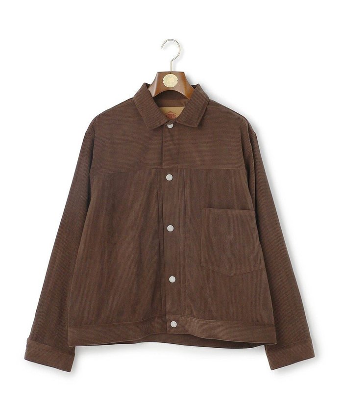 【ジェイ プレス/J.PRESS / MEN】の【WEB・一部店舗限定】トリコットコーデュロイ トラッカージャケット インテリア・キッズ・メンズ・レディースファッション・服の通販 founy(ファニー) https://founy.com/ ファッション Fashion メンズファッション Fashion for Men アウター Men's Coats Outerwear ブルゾンジャケット / カジュアルアウター Bomber Jackets & Blousons インナー Innerwear コーデュロイ Corduroy, Cord Fabric シンプル Simple, Minimal ジャケット Jacket, Outerwear スウェット / スエット Sweatshirt, Sweatwear ストレッチ Stretch, Stretchy Fabric バランス Balance, Style Balance フロント Front, Front Design ブルゾン Blouson, Bomber Jacket ベーシック Basic, Essential ポケット Pocket, Pocket Detail リラックス Relax, Relaxed Fit A/W・秋冬 Autumn/Winter |ID: prp329100004822400 ipo3291000000036029131