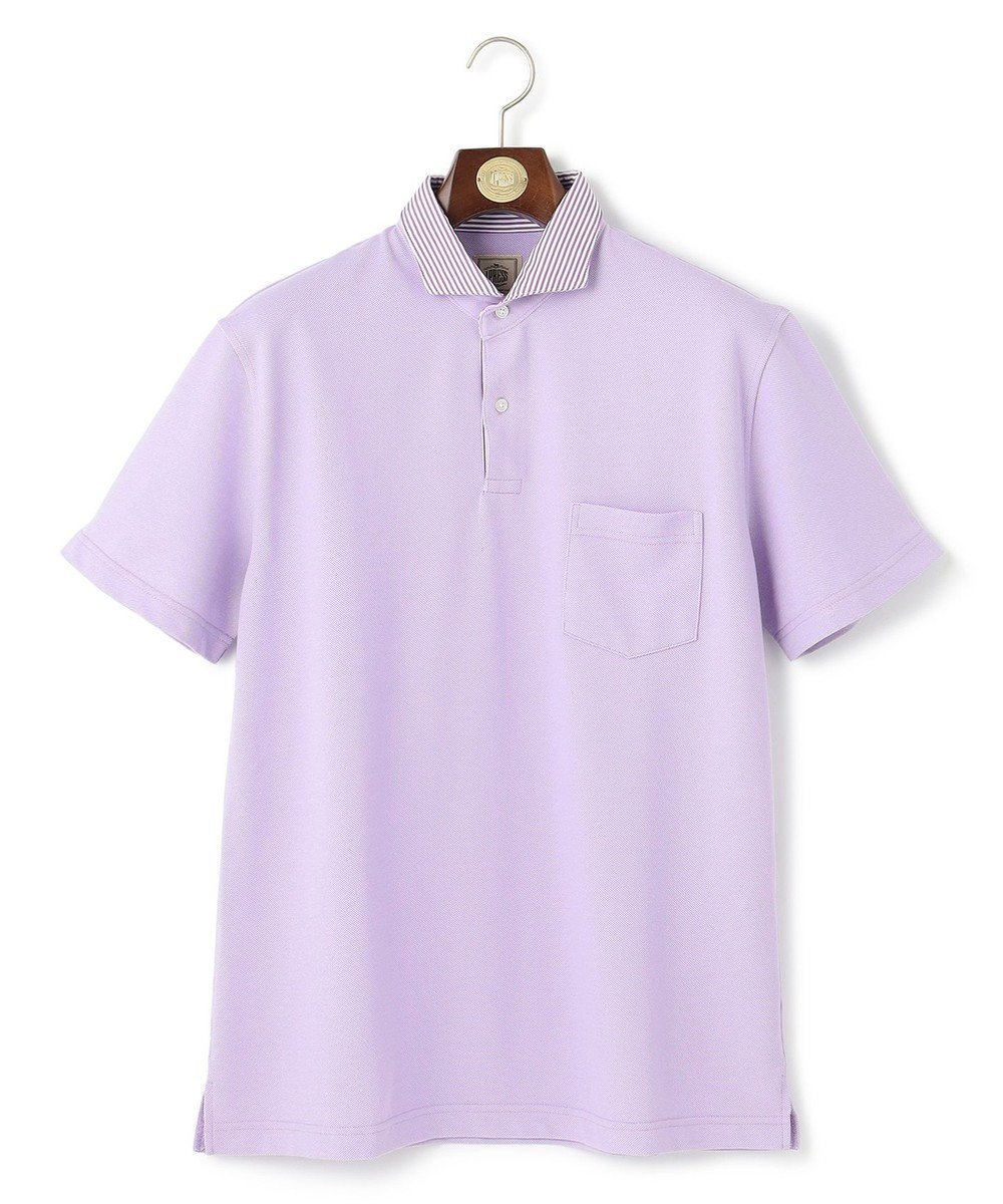 【ジェイ プレス/J.PRESS / MEN】の【WEB・一部店舗限定】バーズアイカノコ ポロシャツ インテリア・キッズ・メンズ・レディースファッション・服の通販 founy(ファニー) ファッション Fashion メンズファッション Fashion for Men トップス・カットソー Cut & Sew Tops メンズシャツ Shirts ポロシャツ / きれいめカジュアルスタイル Polo Shirts 春 Spring クラシック Classic, Timeless Style 鹿の子 Piqué, Kanoko Fabric シンプル Simple, Minimal スタイリッシュ Stylish, Fashionable ストライプ Stripe, Striped Pattern フィット Fit, Slim Fit ポロシャツ Polo Shirt, Collared Tee モダン Modern, Contemporary S/S・春夏 SS, Spring/Summer, Warm Season 夏 Summer エレガント 上品 Elegant パープル系|ID: prp329100004822401 ipo3291000000035057973