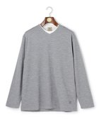 【ジェイ プレス/J.PRESS / MEN】の【WEB・一部店舗限定】Vネックフェイクレイヤード ロングスリーブTシャツ ライトグレー系|ID: prp329100004822403 ipo3291000000035583497