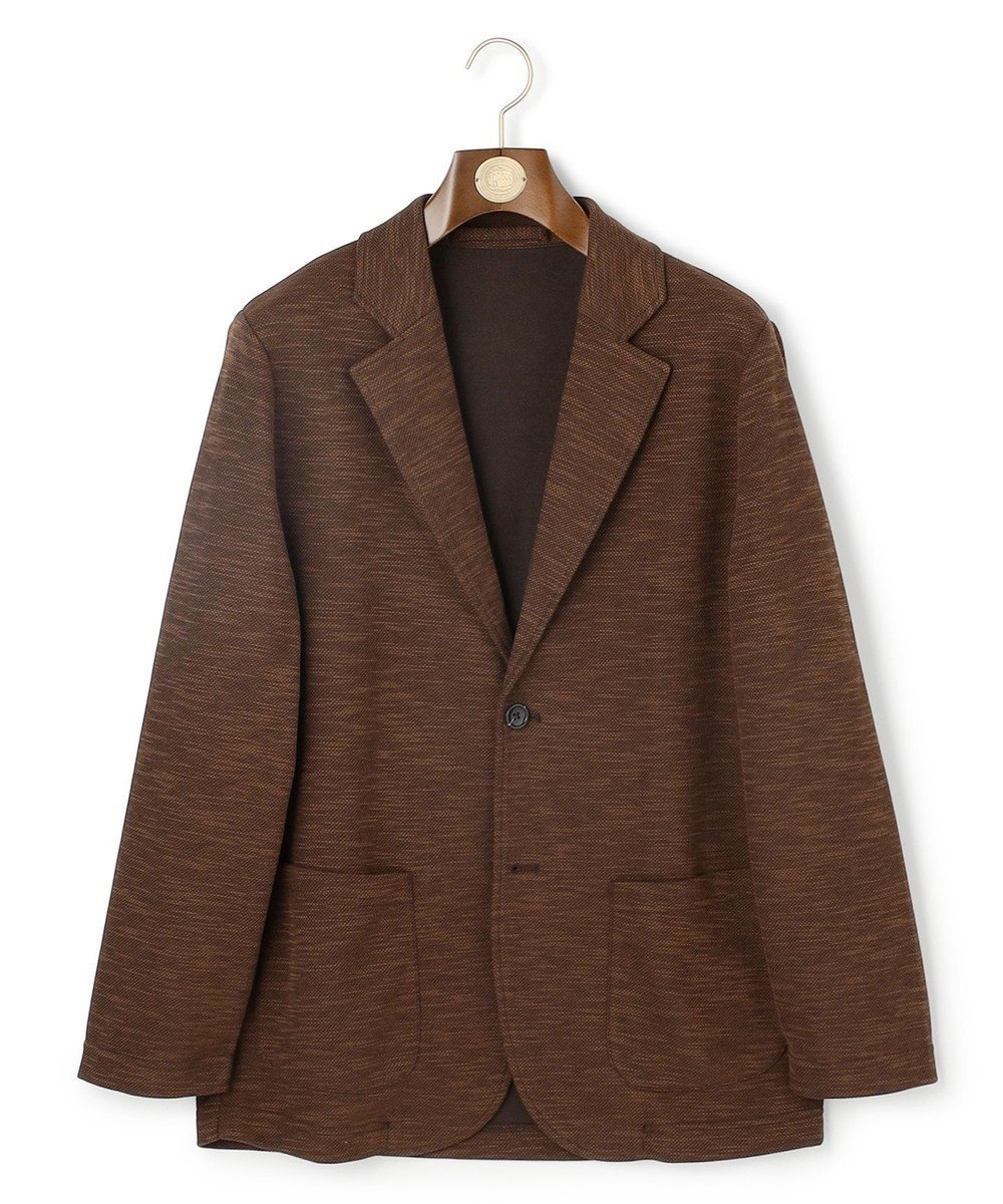 【ジェイ プレス/J.PRESS / MEN】の【WEB・一部店舗限定】プリペラ調スラブカノコ ジャケット インテリア・キッズ・メンズ・レディースファッション・服の通販 founy(ファニー) 　ファッション　Fashion　メンズファッション　Fashion for Men　アウター　Men's Coats Outerwear　テーラードジャケット　Tailored Jackets & Blazers　シンプル　Simple, Minimal　ジャケット　Jacket, Outerwear　フォーマル　Formal, Dressy　夏　Summer　春　Spring　S/S・春夏　SS, Spring/Summer, Warm Season　鹿の子　Piqué, Kanoko Fabric　ブラウン系|ID: prp329100004822406 ipo3291000000035058021