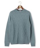【ジェイ プレス/J.PRESS / MEN】の【WEB・一部店舗限定】ケーブルクルーネック ニット サックスブルー系|ID: prp329100004822411 ipo3291000000035556578