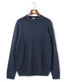 【ジェイ プレス/J.PRESS / MEN】の【WEB・一部店舗限定】ケーブルクルーネック ニット ネイビー系|ID: prp329100004822411 ipo3291000000035556580