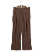 【ジェイ プレス/J.PRESS / MEN】の【WEB・一部店舗限定】トリコットコーデュロイ 1タックトラウザー ブラウン系|ID: prp329100004822421 ipo3291000000035556474