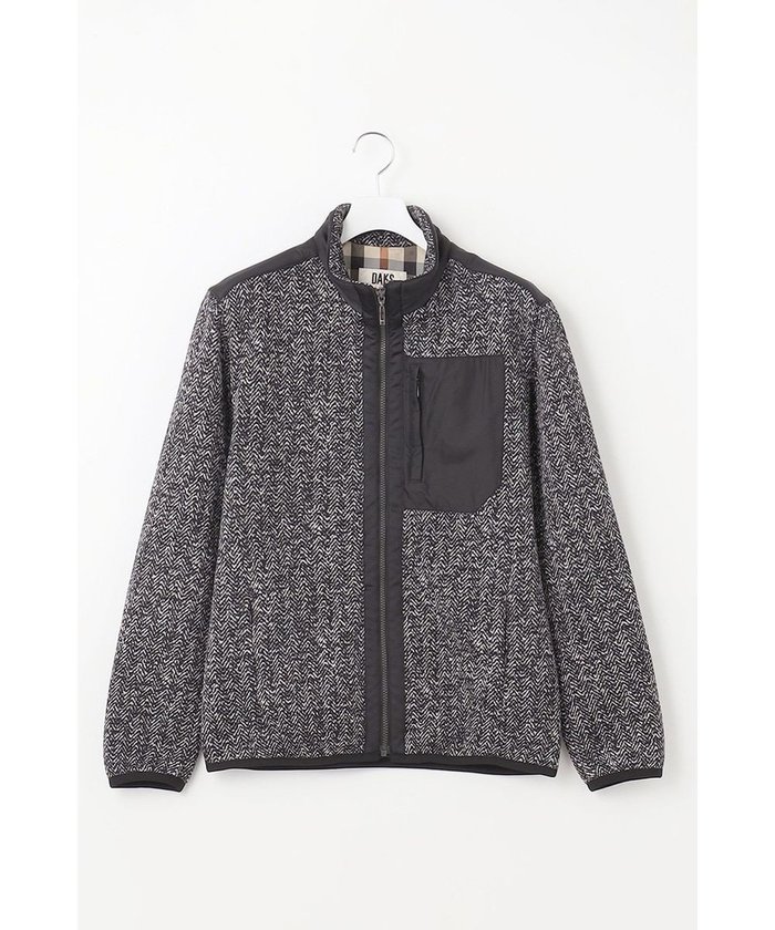 【ダックス/DAKS / MEN】のツイーディフリース ブルゾン インテリア・キッズ・メンズ・レディースファッション・服の通販 founy(ファニー) https://founy.com/ ファッション Fashion メンズファッション Fashion for Men アウター Men's Coats Outerwear ブルゾンジャケット / カジュアルアウター Bomber Jackets & Blousons ウォッシャブル Machine Washable ジャケット Jacket, Outerwear スポーティ Sporty, Casual Athletic チェック Check, Plaid, Tartan ブルゾン Blouson, Bomber Jacket ポケット Pocket, Pocket Detail 夏 Summer S/S・春夏 SS, Spring/Summer, Warm Season A/W・秋冬 Autumn/Winter 軽量 Lightweight, Ultra Light |ID: prp329100004822423 ipo3291000000035058114