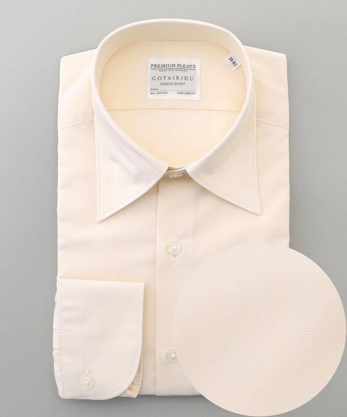 【五大陸/gotairiku / MEN】の【形態安定】PREMIUMPLEATS_セミワイドカラー _通年ドレスシャツ(25年秋冬限定色) インテリア・キッズ・メンズ・レディースファッション・服の通販 founy(ファニー) https://founy.com/ ファッション Fashion メンズファッション Fashion for Men トップス・カットソー Cut & Sew Tops メンズシャツ Shirts スーピマ Supima, Premium Cotton ドレス Dress, One-Piece 定番 Standard, Basic Item レギュラー Regular, Standard Fit ワイド Wide, Wide Fit A/W・秋冬 Autumn/Winter S/S・春夏 SS, Spring/Summer, Warm Season 夏 Summer |ID: prp329100004822463 ipo3291000000035058465
