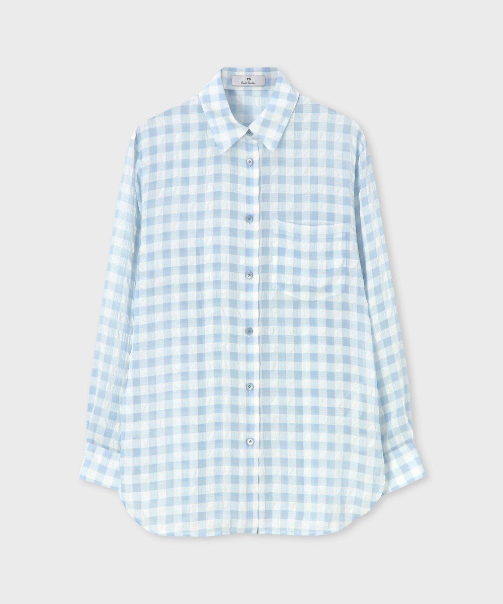 【ポール スミス/Paul Smith】のシアサッカー チェック シャツ 人気、トレンドファッション・服の通販 founy(ファニー) 　ファッション　Fashion　レディースファッション　Fashion for Women　トップス・カットソー　Cut & Sew Tops　シャツ・ブラウス・オフィスカジュアル　Elegant Blouses & Button-Ups　おすすめ　Recommended / Our Picks　サッカー　Seersucker, Summer Fabric　シアー　Sheer, See-Through　チェック　Check, Plaid, Tartan　トレンド　Trend, Trending Now　半袖　Short Sleeve, Half Sleeve　夏　Summer　S/S・春夏　SS, Spring/Summer, Warm Season　A/W・秋冬　Autumn/Winter　長袖　Long Sleeve, Full Sleeve　 other-1|ID: prp329100004822473 ipo3291000000035058750