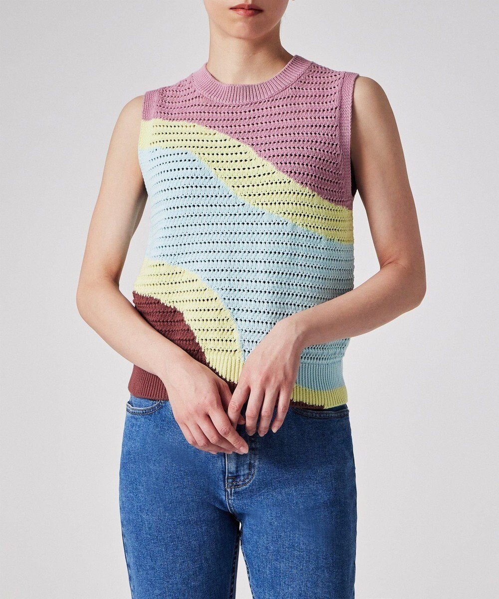 【ポール スミス/Paul Smith】の【洗える】インターシャ ライン ベスト 人気、トレンドファッション・服の通販 founy(ファニー) 　ファッション　Fashion　レディースファッション　Fashion for Women　アウター　Coat / Outerwear Collection　トップス・カットソー　Cut & Sew Tops　ニット　Knit Tops & Sweaters　ベスト&ジレ / 重ね着スタイル　Vests & Gilets　おすすめ　Recommended / Our Picks　シンプル　Simple, Minimal　セーター　Sweater, Knitwear　ブロック　Block, Solid Block Pattern　ベスト　Vest, Waistcoat　夏　Summer　S/S・春夏　SS, Spring/Summer, Warm Season　洗える　Machine Washable　A/W・秋冬　Autumn/Winter　 other-1|ID: prp329100004822492 ipo3291000000035058985