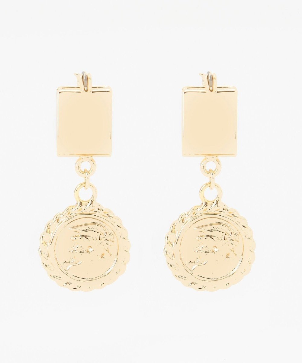 【アイシービー/iCB】のゼフィロスメダルピアス インテリア・キッズ・メンズ・レディースファッション・服の通販 founy(ファニー) 　ファッション　Fashion　レディースファッション　Fashion for Women　2024年　2024　2024春夏・S/S　Spring/Summer 2024 SS24　アクセサリー　Fashion Accessories　コイン　Coin, Coin Design　チャーム　Charm, Pendant　モチーフ　Motif, Design Theme　ゴールド系|ID: prp329100004822518 ipo3291000000035060170