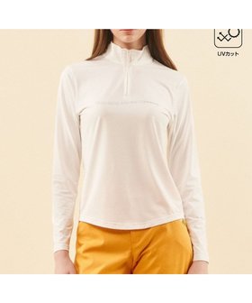 【23区 ゴルフ/NIJYUSANKU GOLF】の【WOMEN】【吸水速乾・UVケア】ハーフジップ シャツ 人気、トレンドファッション・服の通販 founy(ファニー) ファッション Fashion レディースファッション Fashion for Women トップス・カットソー Cut & Sew Tops シャツ・ブラウス・オフィスカジュアル Elegant Blouses & Button-Ups ロングTシャツ・Tシャツ Longline T-Shirts & Tees カットソー・ベーシックTシャツ Cut-and-Sewn Tops / Stretch Tees & Basics カットソー Cut and Sewn Top ゴルフ Golf シンプル Simple, Minimal スポーティ Sporty, Casual Athletic フロント Front, Front Design 吸水 Absorbent, Quick-Dry 夏 Summer 春 Spring S/S・春夏 SS, Spring/Summer, Warm Season |ID:prp329100004822531