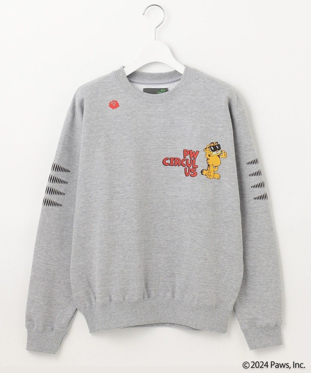 【ピーダブリュサーキュラス/PW CIRCULUS】の【WOMEN】Garfield クルーネックスエット 人気、トレンドファッション・服の通販 founy(ファニー) 　ファッション　Fashion　レディースファッション　Fashion for Women　トップス・カットソー　Cut & Sew Tops　レディースパーカー・カジュアルフーディー　Casual Hoodies & Sweatshirts　スウェット・クルーネックトップス　Sweatshirts & Crewnecks / Relaxed Fit Sweat Tops　おすすめ　Recommended / Our Picks　グラフィック　Graphic, Graphic Design　ゴルフ　Golf　サングラス　Sunglasses, Shades　スウェット / スエット　Sweatshirt, Sweatwear　デニム　Denim, Jeans Material　モチーフ　Motif, Design Theme　A/W・秋冬　Autumn/Winter　 other-1|ID: prp329100004822533 ipo3291000000035060670