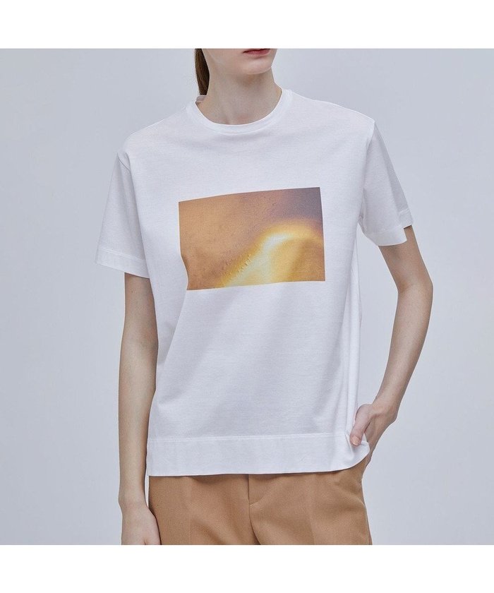 【ベイジ,/BEIGE,】のARMAND / Tシャツ インテリア・キッズ・メンズ・レディースファッション・服の通販 founy(ファニー) https://founy.com/ ファッション Fashion レディースファッション Fashion for Women トップス・カットソー Cut & Sew Tops シャツ・ブラウス・オフィスカジュアル Elegant Blouses & Button-Ups ロングTシャツ・Tシャツ Longline T-Shirts & Tees カットソー・ベーシックTシャツ Cut-and-Sewn Tops / Stretch Tees & Basics インナー Innerwear 春 Spring カットソー Cut and Sewn Top 今季 This Season, Current Season ジャケット Jacket, Outerwear プリント Print, Printed Pattern S/S・春夏 SS, Spring/Summer, Warm Season 夏 Summer |ID: prp329100004822536 ipo3291000000035060702