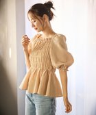 【ハッシュニュアンス/#Newans】の2WAYシャーリングペプラムブラウス 人気、トレンドファッション・服の通販 founy(ファニー) ファッション Fashion レディースファッション Fashion for Women トップス・カットソー Cut & Sew Tops シャツ・ブラウス・オフィスカジュアル Elegant Blouses & Button-Ups シャーリング Shirring, Ruched ショルダー Shoulder, Shoulder Strap スクエア Square, Square Shape タートルネック Turtleneck, High Neck フェミニン Feminine, Girly ペプラム Peplum, Flared Hem 夏 Summer 春 Spring S/S・春夏 SS, Spring/Summer, Warm Season thumbnail ベージュ|ID: prp329100004822545 ipo3291000000035060917