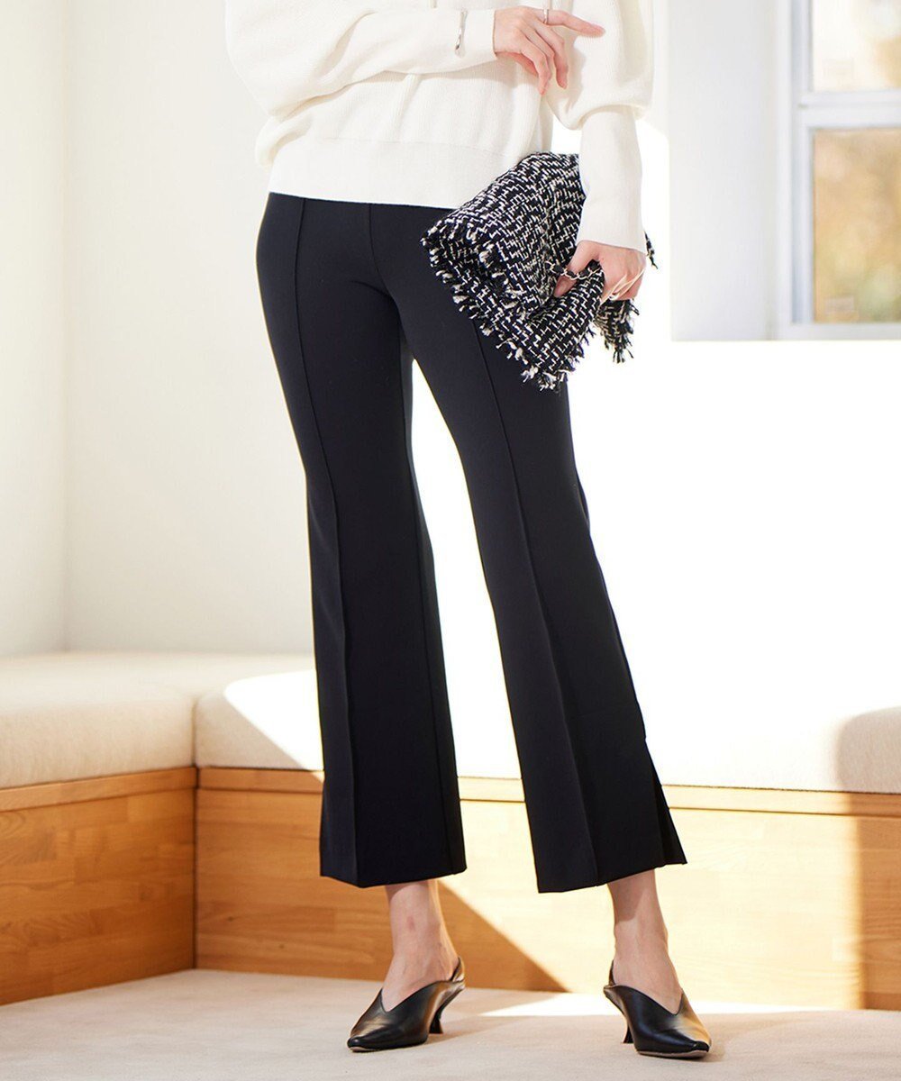 【アイシービー/iCB】の【体型補正機能付き】コンプレストジャージー ストレッチパンツ 人気、トレンドファッション・服の通販 founy(ファニー) 　ファッション　Fashion　レディースファッション　Fashion for Women　パンツ　Pants & Trousers　2024年　2024　2024春夏・S/S　Spring/Summer 2024 SS24　ストレッチ　Stretch, Stretchy Fabric　スラックス　Slacks, Dress Pants　スリット　Slit, Slit Detail　フレア　Flare, Flared　プリント　Print, Printed Pattern　ボトム　Bottoms, Lower Wear　夏　Summer　春　Spring　S/S・春夏　SS, Spring/Summer, Warm Season　 other-1|ID: prp329100004822571 ipo3291000000035061521