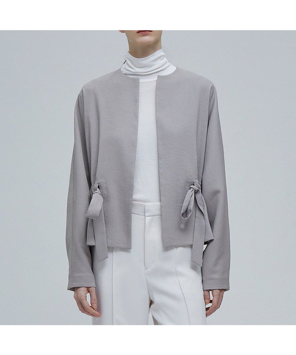 【ベイジ,/BEIGE,】のMARIE / ノーカラージャケット インテリア・キッズ・メンズ・レディースファッション・服の通販 founy(ファニー) 　ファッション　Fashion　レディースファッション　Fashion for Women　アウター　Coat / Outerwear Collection　レディースジャケット・軽アウター　Jackets　ノーカラージャケット / シンプル上品コーデ　Collarless Jackets　カーディガン　Cardigan, Knitwear　コンパクト　Compact, Small Size　ショート　Short, Short Length　シンプル　Simple, Minimal　ジャケット　Jacket, Outerwear　ワイド　Wide, Wide Fit　人気　Popular, Best Seller　ビジネス 仕事 通勤　Business / Work / Commuting　夏　Summer　春　Spring　S/S・春夏　SS, Spring/Summer, Warm Season　軽量　Lightweight, Ultra Light　Taupe|ID: prp329100004822584 ipo3291000000035061710